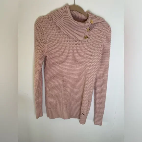 Calvin Klein Pink Cowl Neck Sweater size small - Picture 1 of 5